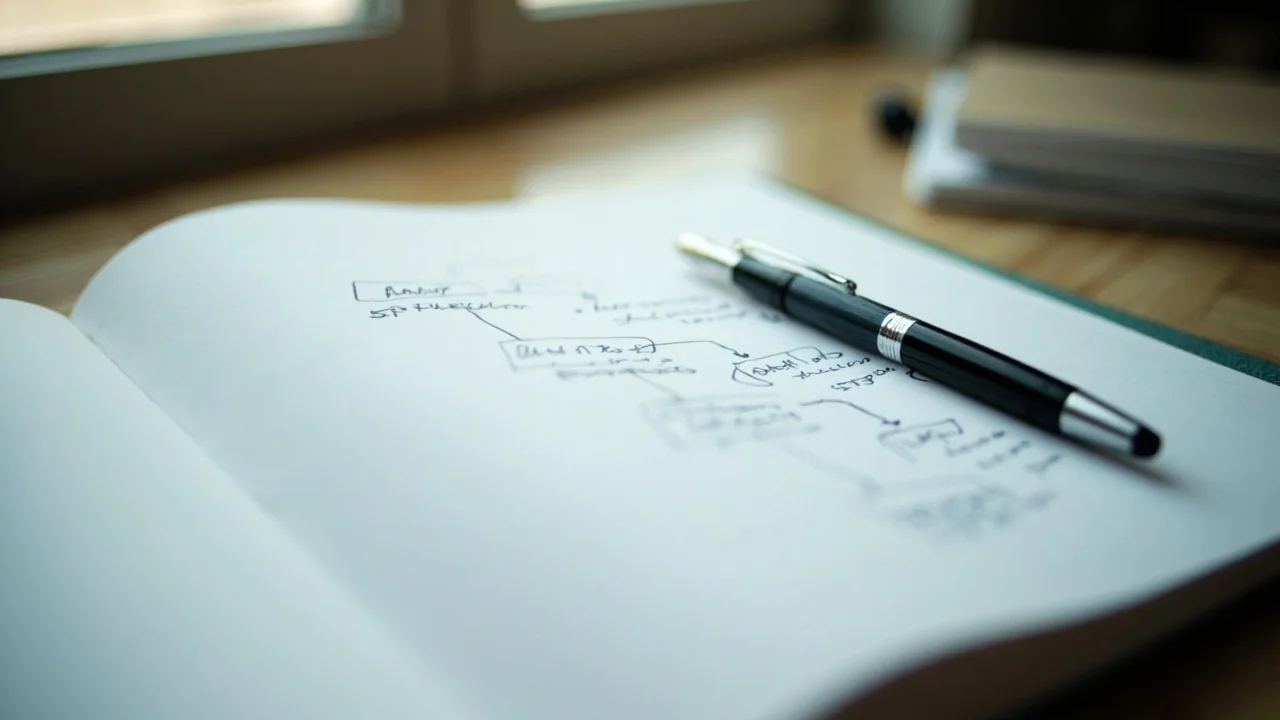 Tactics board with the five-step process