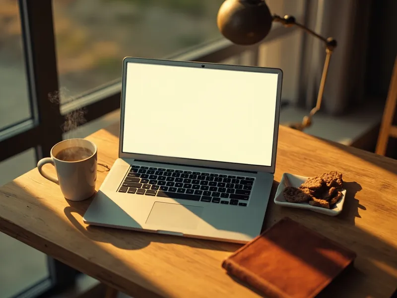 A reader changing their browser preferences on a laptop